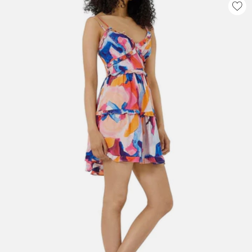 French Connection Isadora Tiered Mini Dress, Size 10- NWOT